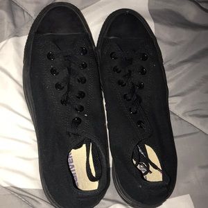 All black converse